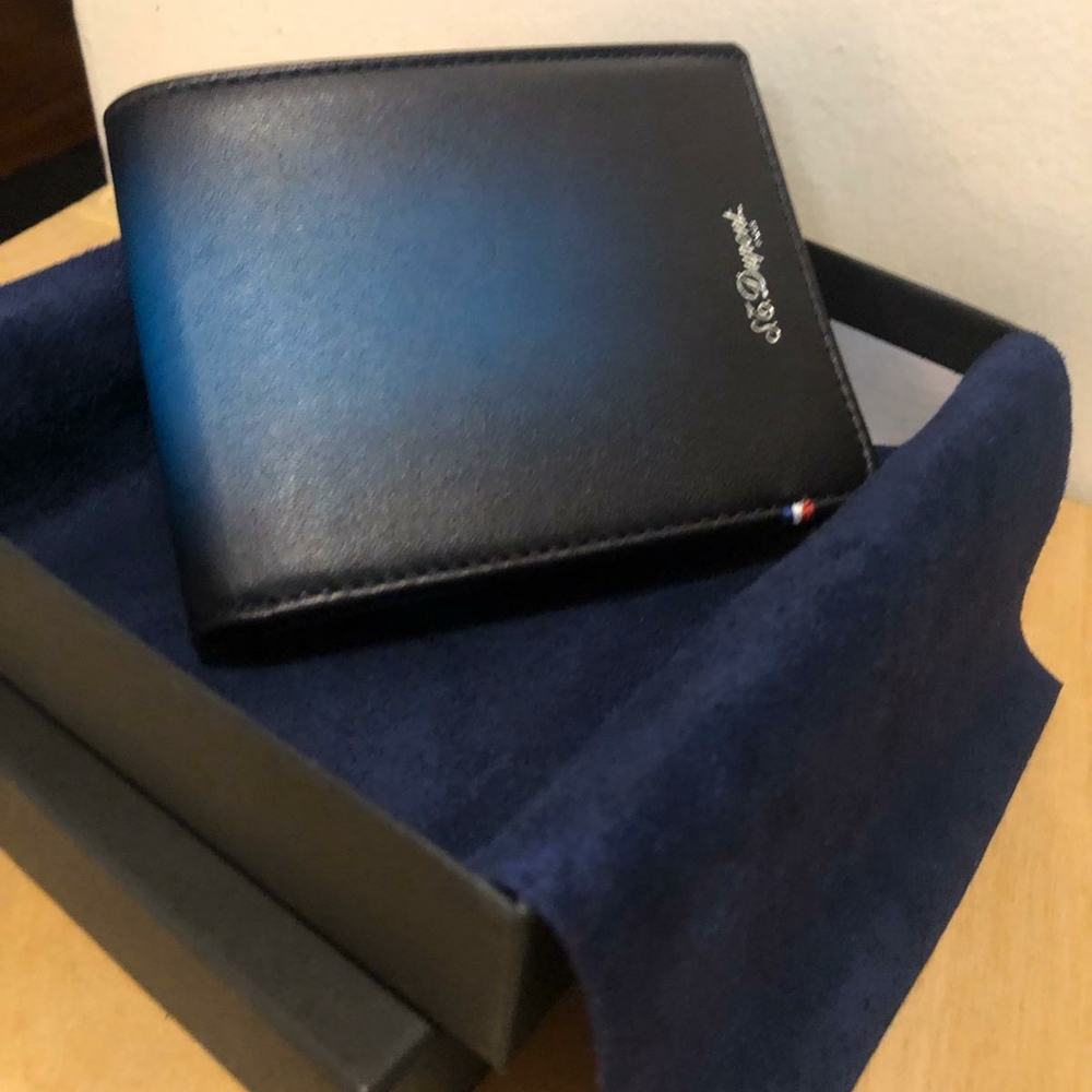 ST Dupont Atelier bifold wallet new in original packaging.